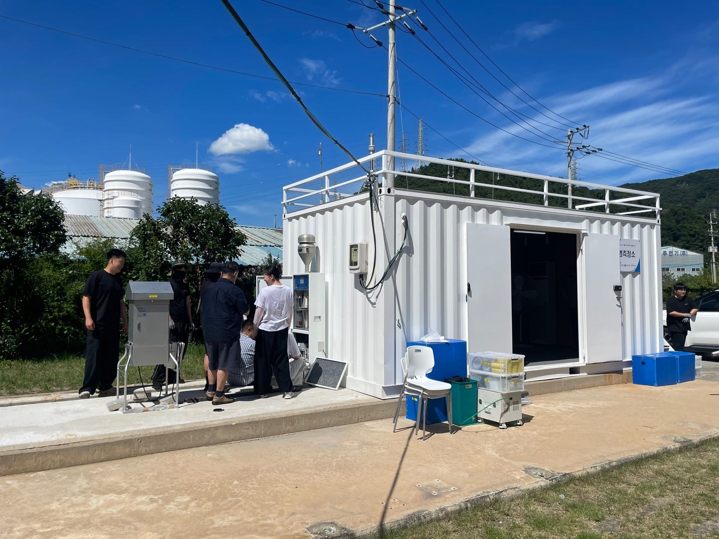Yeosu Industrial Complex: Setting Up the Air Quality Monitoring Station
